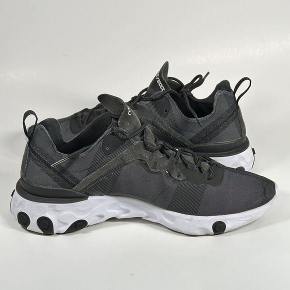 Nike React Element 55 Running Sneaker Mens US Size 11.5 Shoes - Black BQ6166-003 - Picture 6 of 16